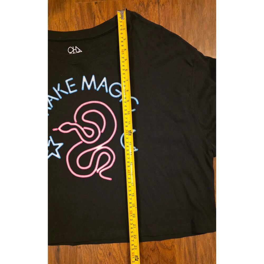 NWT Chaser Make Magic snake moon long sleeve crop top - Picture 4 of 7